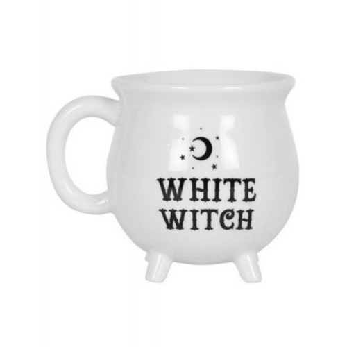 WHITE WITCH CAULDRON MUG