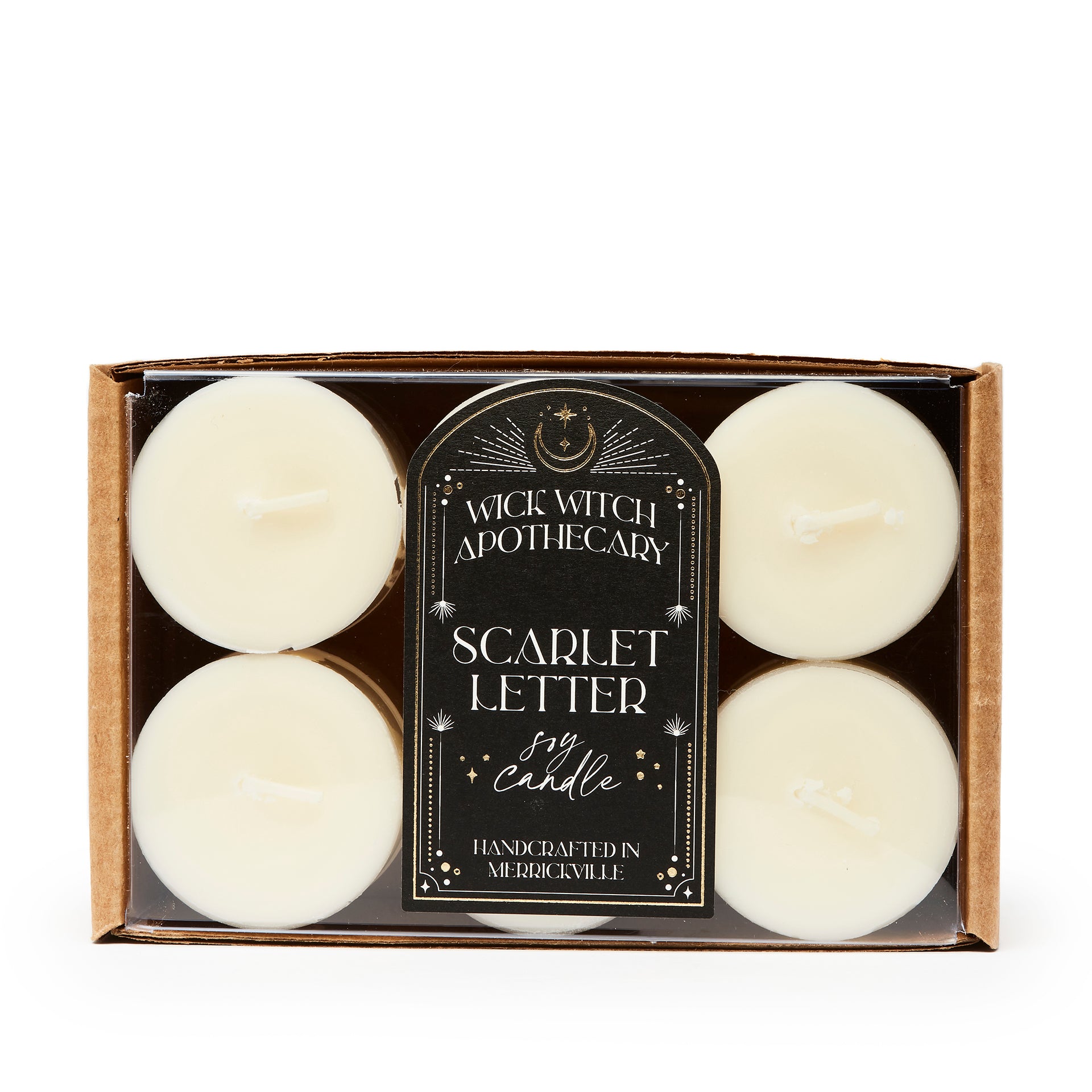 SCARLET LETTER TEALIGHT 12 PK