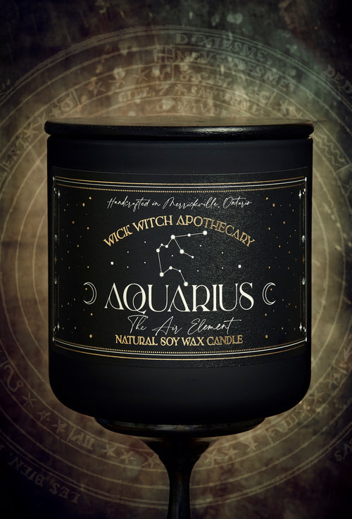 AQUARIUS ZODIAC CANDLE