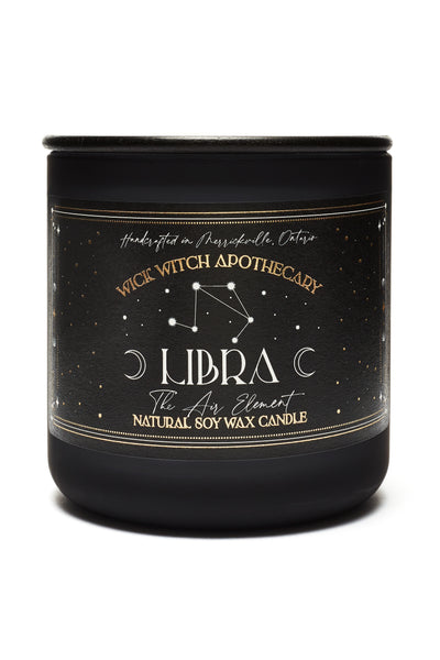 LIBRA ZODIAC CANDLE – WICK WITCH APOTHECARY