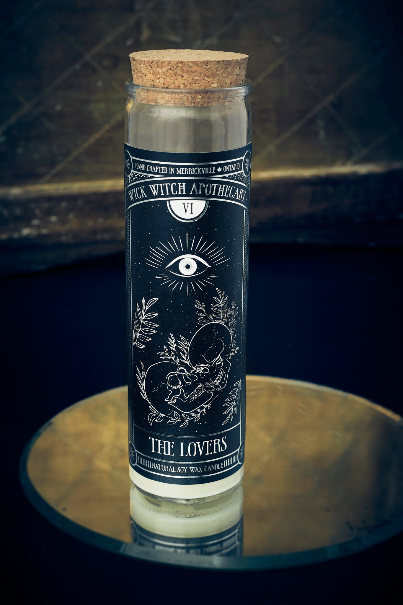 THE LOVERS TAROT CANDLE