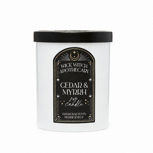 CEDAR & MYRRH SOY CANDLE