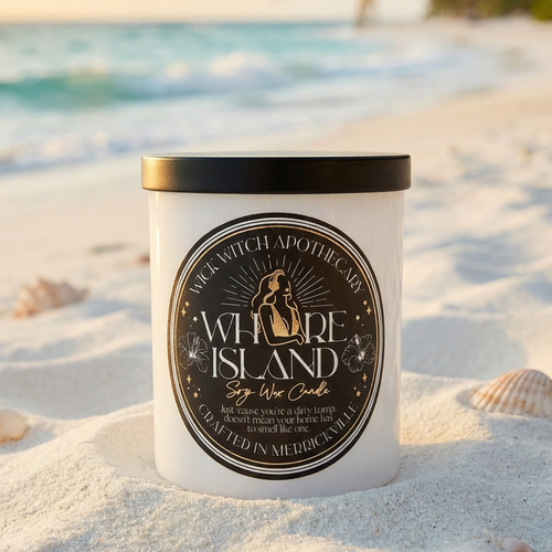 WHORE ISLAND SOY CANDLE