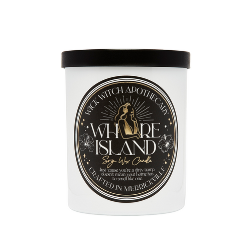 WHORE ISLAND SOY CANDLE